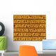 Egyptian Seamless Hieroglyphs Pattern Wall Decal
