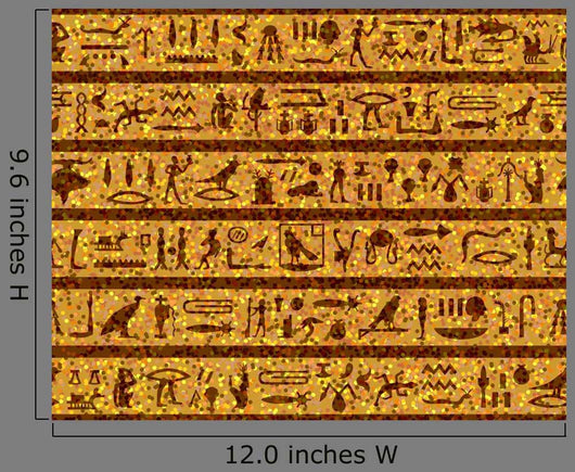 Egyptian Seamless Hieroglyphs Pattern Wall Decal