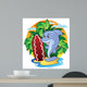 Dolphin with Surfing Board