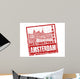Amsterdam Stamp Wall Decal