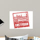 Amsterdam Stamp Wall Decal