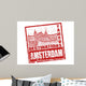 Amsterdam Stamp Wall Decal