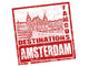 Amsterdam Stamp Wall Decal