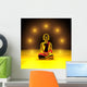 Sieben Lichter fÃ¼r den goldenen Buddha Wall Mural