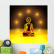 Sieben Lichter fÃ¼r den goldenen Buddha Wall Mural