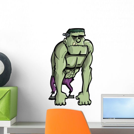 Cartoon Frankenstein Monster Wall Decal