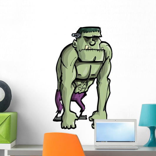Cartoon Frankenstein Monster Wall Decal