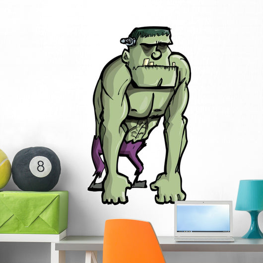 Cartoon Frankenstein Monster Wall Decal