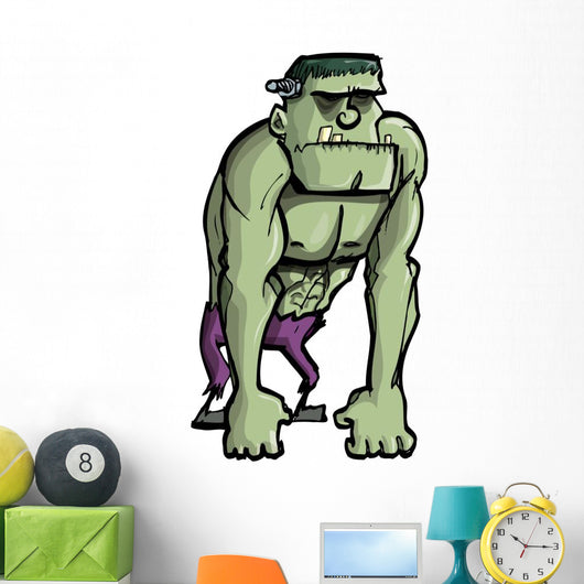 Cartoon Frankenstein Monster Wall Decal