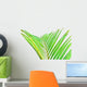 Palme Verte Sur Fond Wall Mural