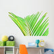 Palme Verte Sur Fond Wall Mural