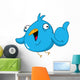 Thumb up bird Wall Decal