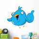 Thumb up bird Wall Decal