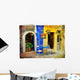 pictorial old streets of Greece - Chania, Crete Wall Mural