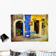 pictorial old streets of Greece - Chania, Crete Wall Mural