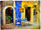 pictorial old streets of Greece - Chania, Crete Wall Mural