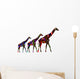 African Giraffes Wall Decal