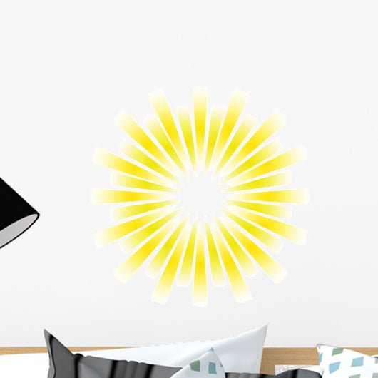 Sun rays Wall Decal