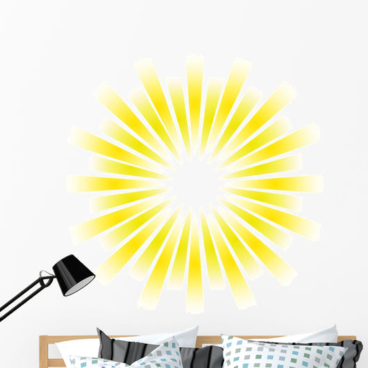 Sun rays Wall Decal