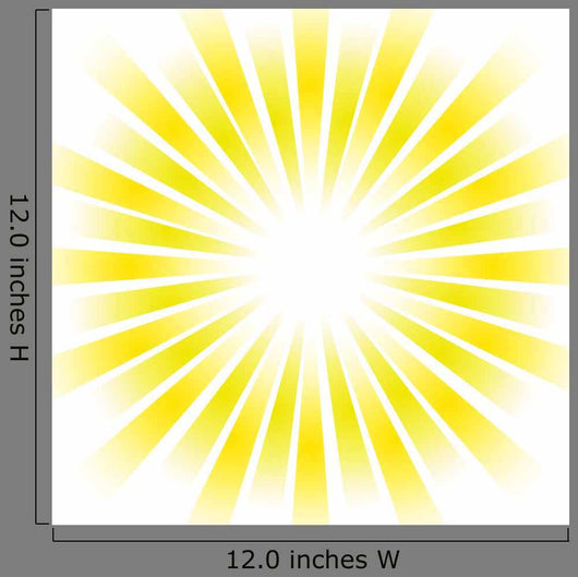 Sun rays Wall Decal