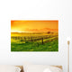Vineyard Sunrise Wall Decal