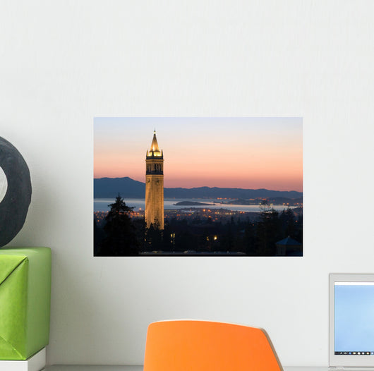 Berkeley University Clock Tower Wall Mural