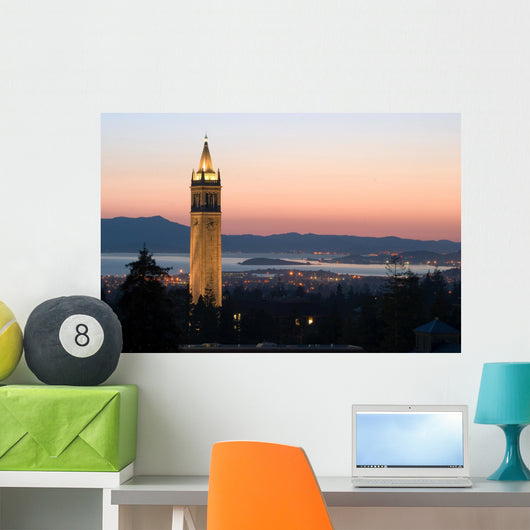 Berkeley University Clock Tower Wall Mural