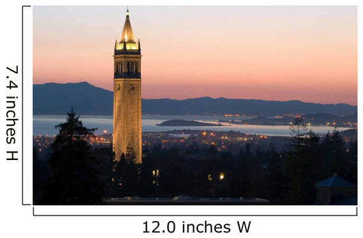Berkeley University Clock Tower Wall Mural