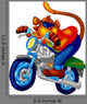 Monkey Riding Motorbike