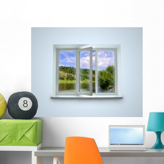 Window Wall Mural