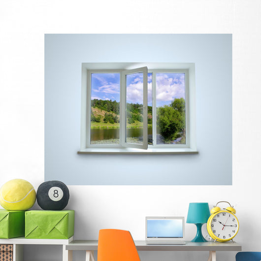 Window Wall Mural