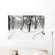Park Snowfall Wall Decal