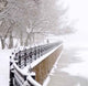 Embankment Snowfall Wall Decal