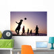 Futbol En La Playa Wall Mural