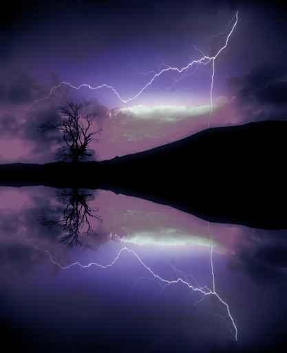 Lightning Wall Decal Design 1