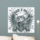 Rock n roll symbol Wall Mural