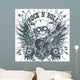 Rock n roll symbol Wall Mural
