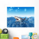 White Shark Wall Mural