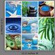 Blue Spa Collage
