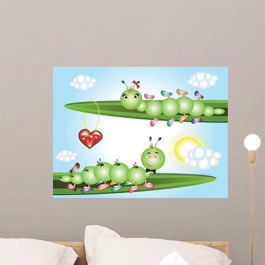 Caterpillars Wall Mural