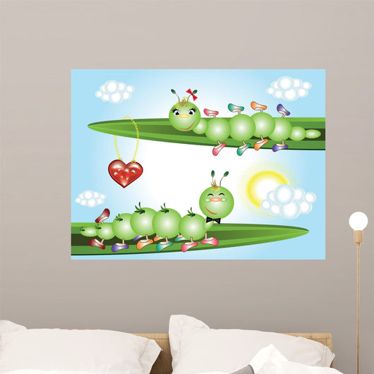 Caterpillars Wall Mural