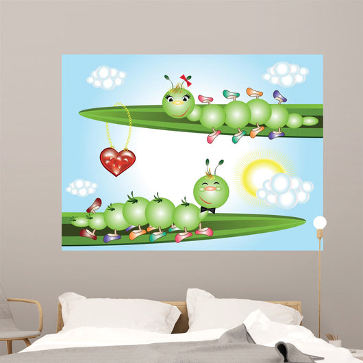 Caterpillars Wall Mural