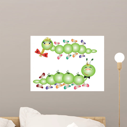 Caterpillars Wall Mural