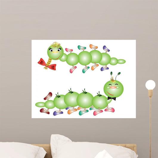 Caterpillars Wall Mural