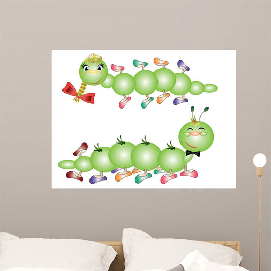 Caterpillars Wall Mural