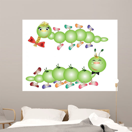 Caterpillars Wall Mural