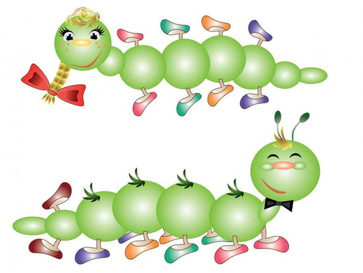 Caterpillars Wall Mural