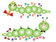 Caterpillars Wall Mural