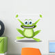 Frog With Banner Wall Decal
