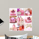 Pink spa collage Wall Mural